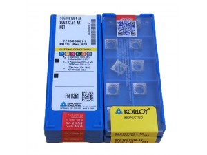 Korloy Square Aluminum Indexable turning Tools SCGT09T304-AK H01 