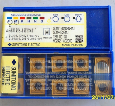 日本住友SUMITOMO车刀粒CPGT060204L-FX T1500A